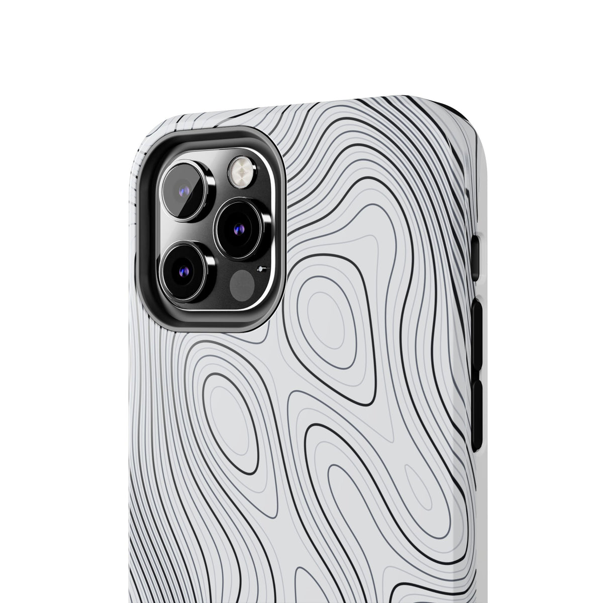 Lunar White Topo Phone Case – Tough Drop Protection iPhone & Samsung