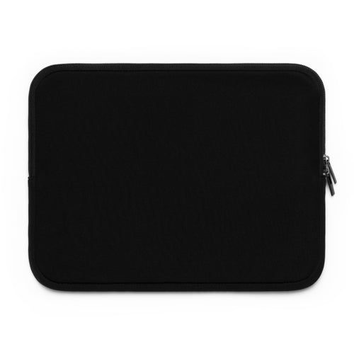 Minimal Black Laptop Sleeve – Water-Resistant Neoprene Protective Case