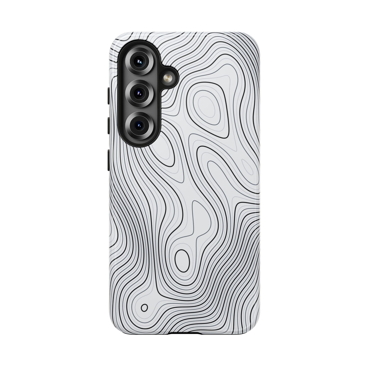 Lunar White Topo Phone Case – Tough Drop Protection iPhone & Samsung