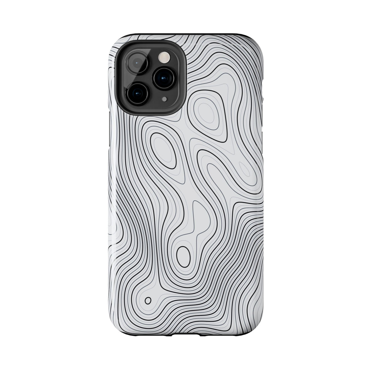 Lunar White Topo Phone Case – Tough Drop Protection iPhone & Samsung