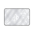 Lunar White Topo Desk Mat – Non-Slip Neoprene Gaming & Office Pad