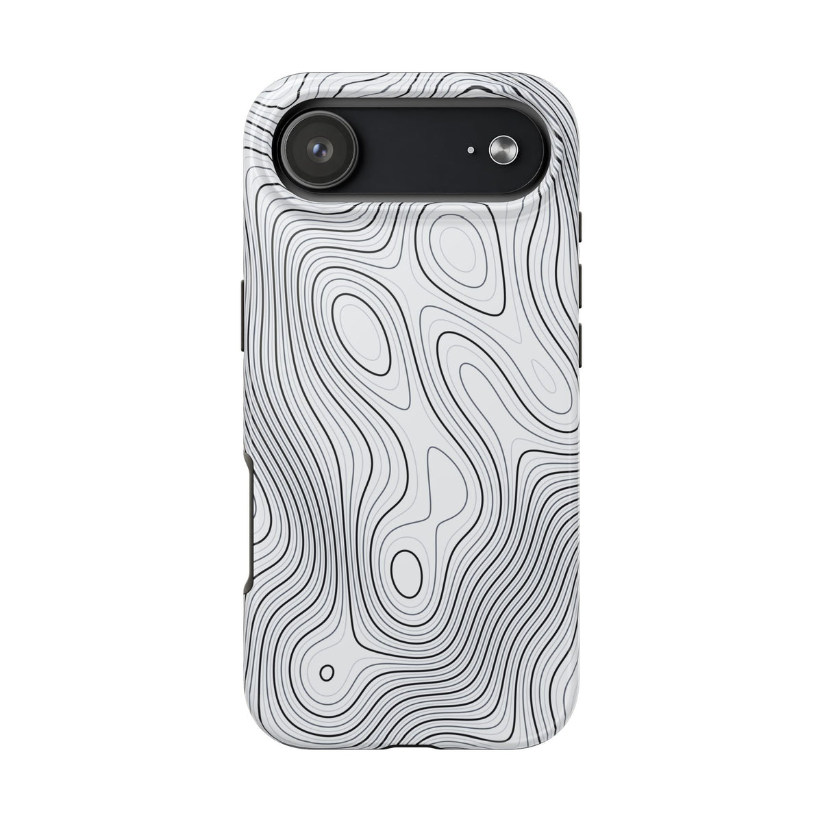 Lunar White Topo Phone Case – Tough Drop Protection iPhone & Samsung