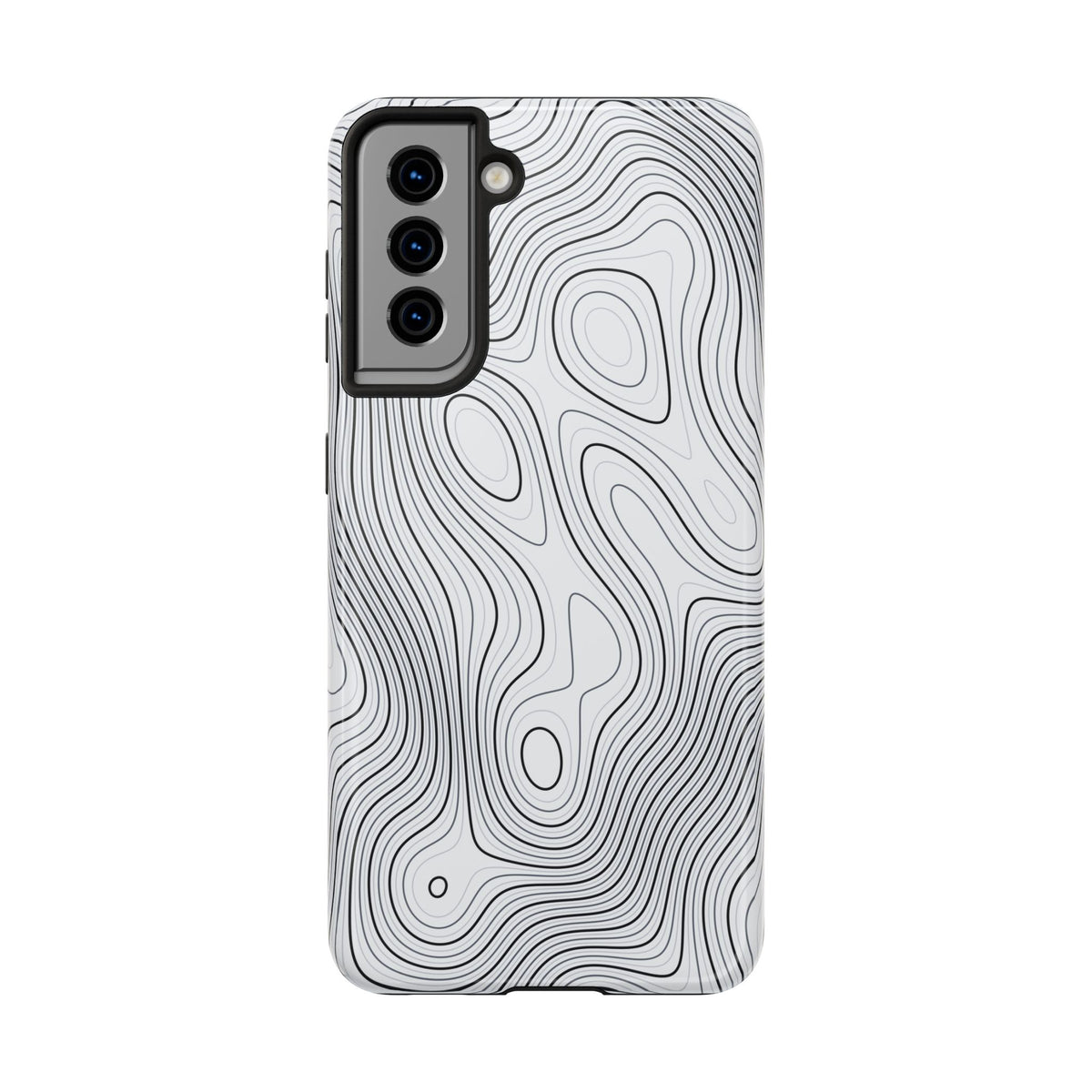 Lunar White Topo Phone Case – Tough Drop Protection iPhone & Samsung