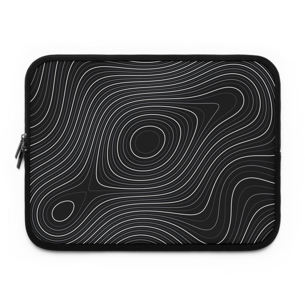 Stealth Topo Laptop Sleeve – Water-Resistant Neoprene Protective Case