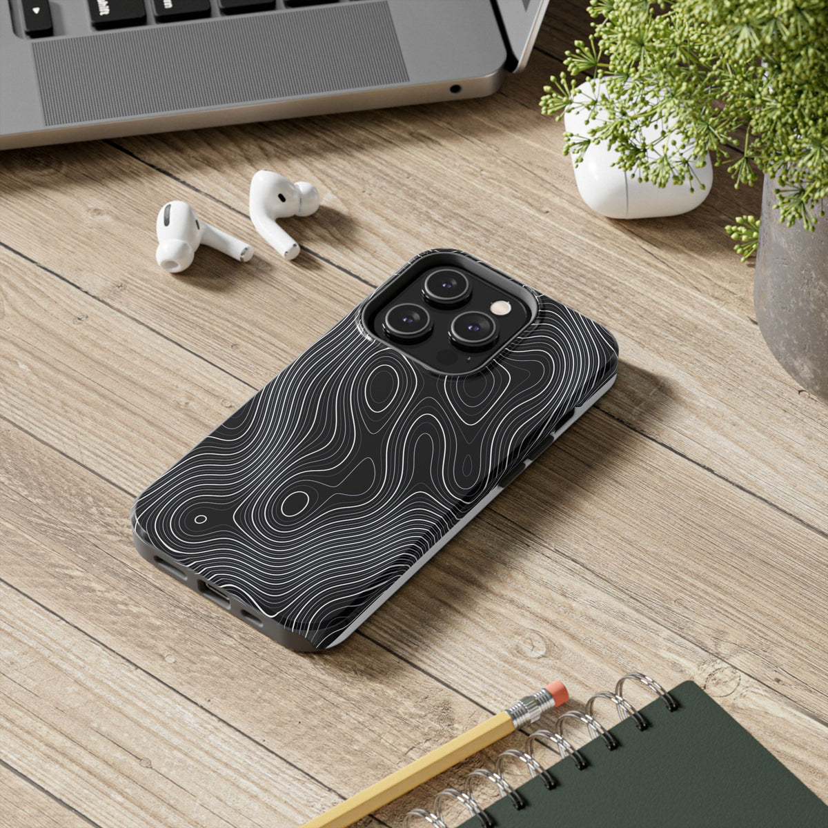 Stealth Topo Phone Case – Tough Drop Protection iPhone & Samsung