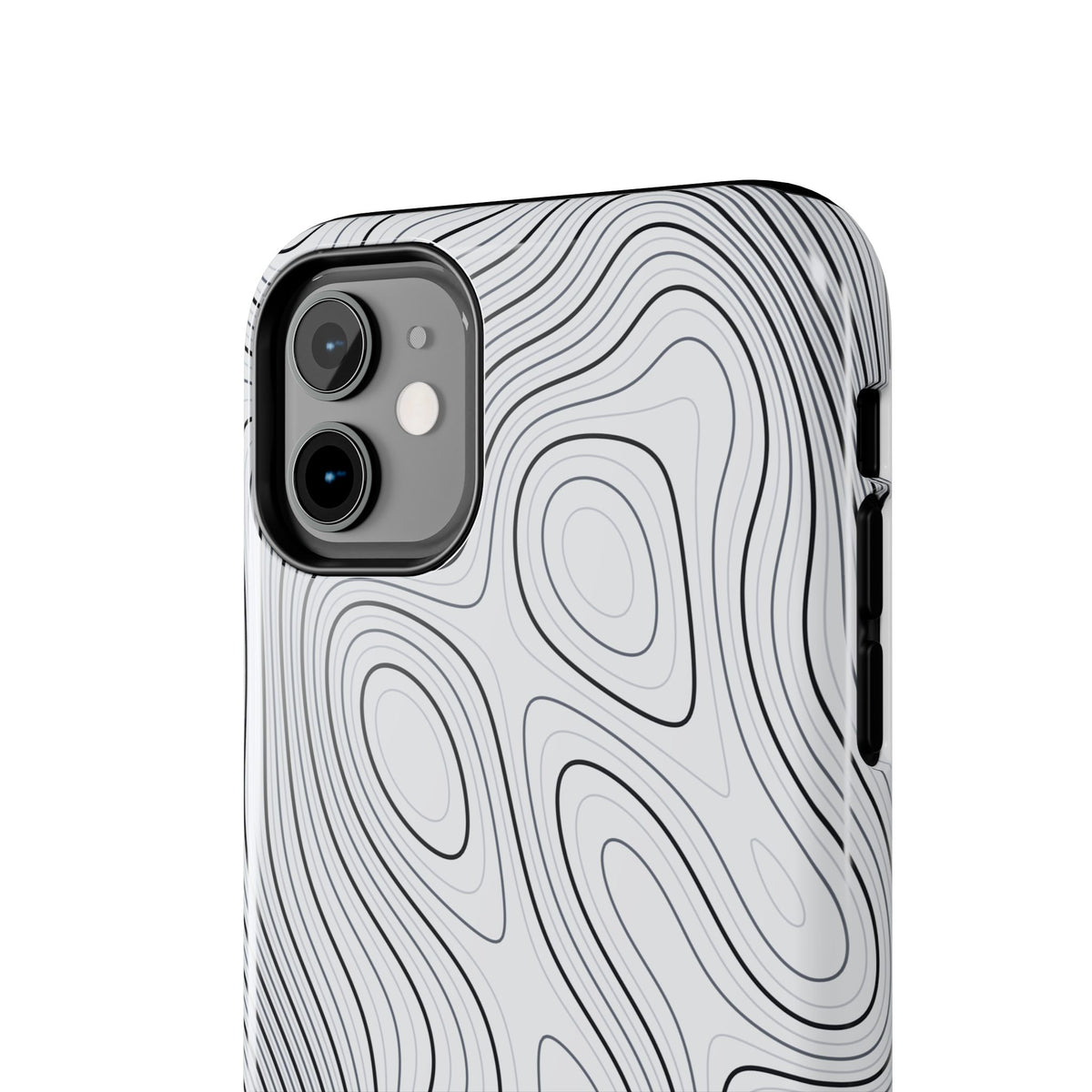 Lunar White Topo Phone Case – Tough Drop Protection iPhone & Samsung