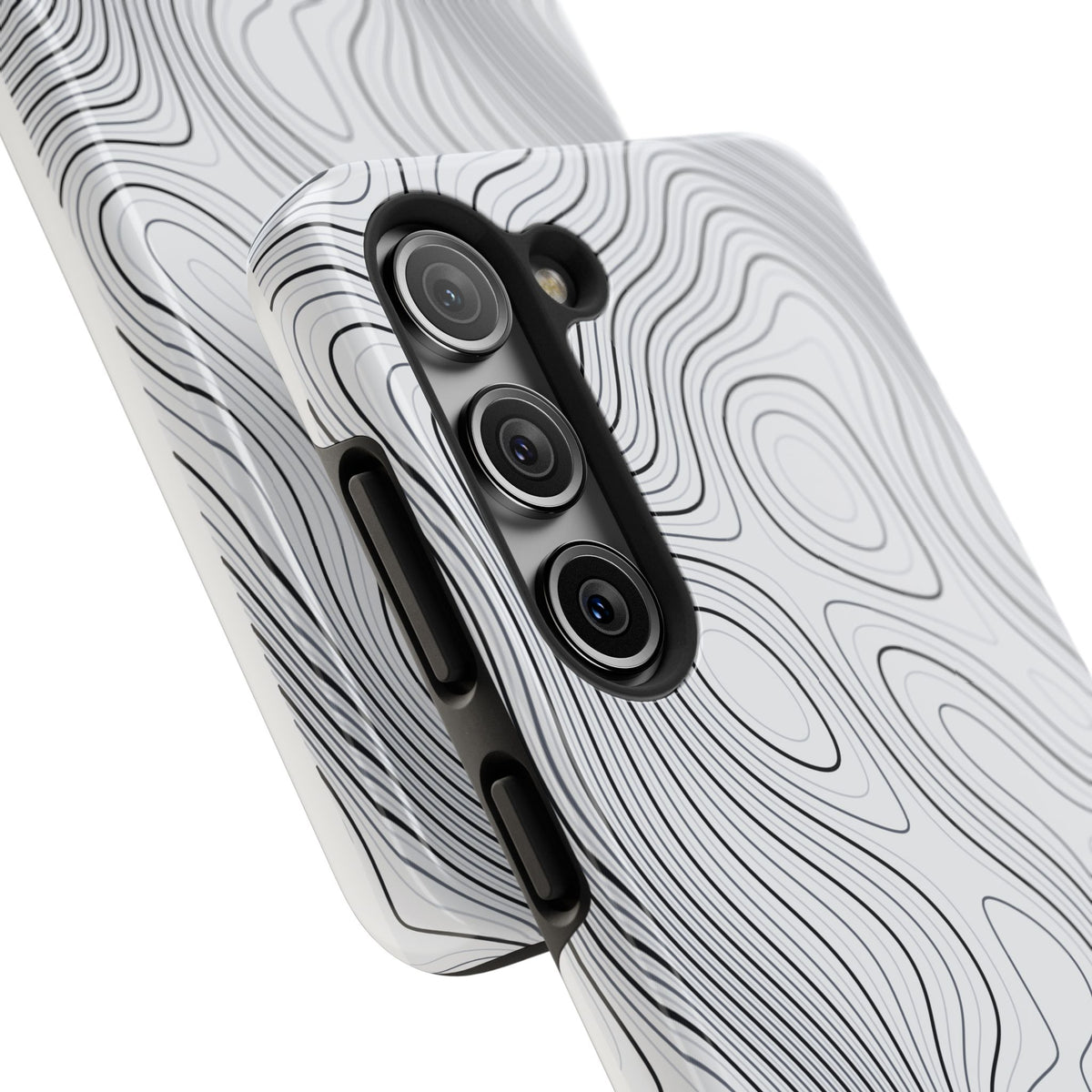 Lunar White Topo Phone Case – Tough Drop Protection iPhone & Samsung