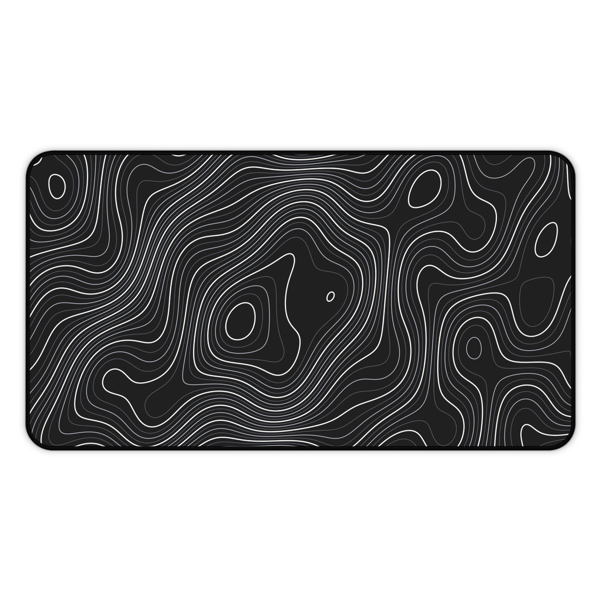 Stealth Topo Desk Mat – Non-Slip Neoprene Gaming & Office Pad