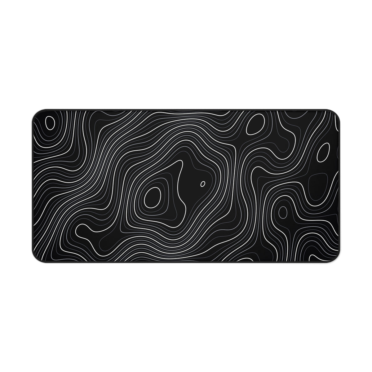 Stealth Topo Desk Mat – Non-Slip Neoprene Gaming & Office Pad