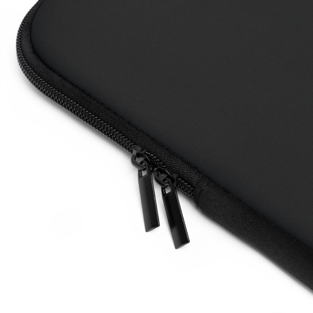 Minimal Black Laptop Sleeve – Water-Resistant Neoprene Protective Case