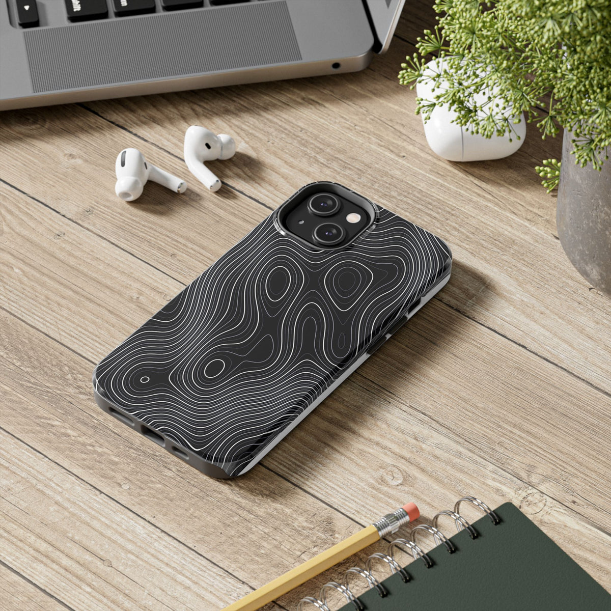 Stealth Topo Phone Case – Tough Drop Protection iPhone & Samsung